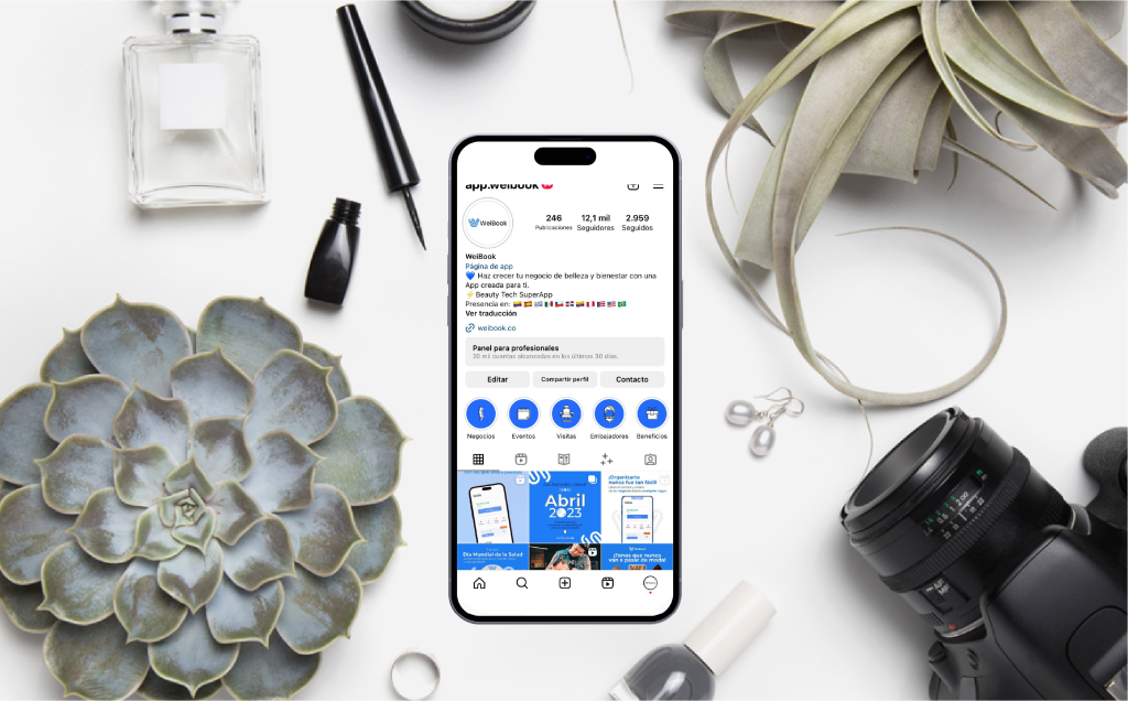 La importancia de integrar WeiBook en Instagram: cómo un enlace de reserva puede aumentar las reservas en negocios de belleza